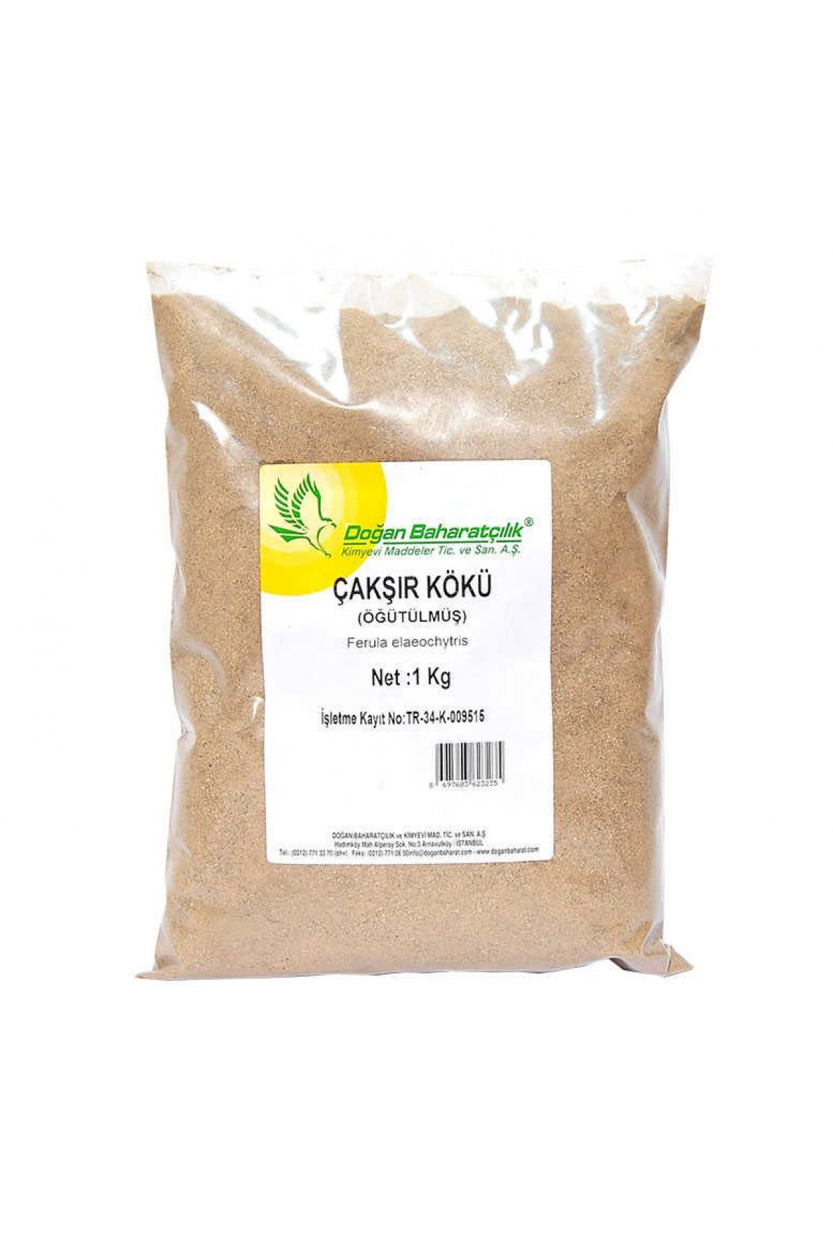 Lisinya214 Çakşır Kökü Doğal Öğütülmüş 1000 Gr Paket