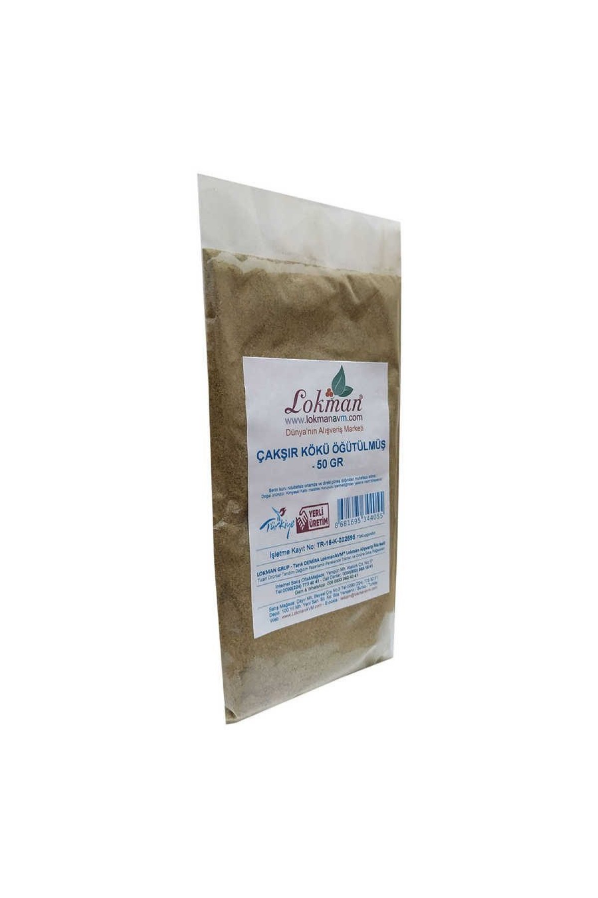 Lisinya214 Çakşır Kökü Doğal Öğütülmüş 50 Gr Paket