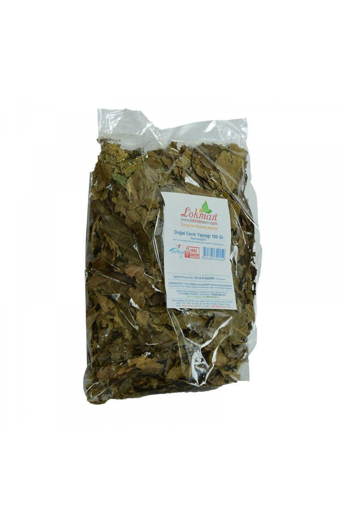 Lisinya214 Ceviz Yaprağı Doğal 100 Gr Paket