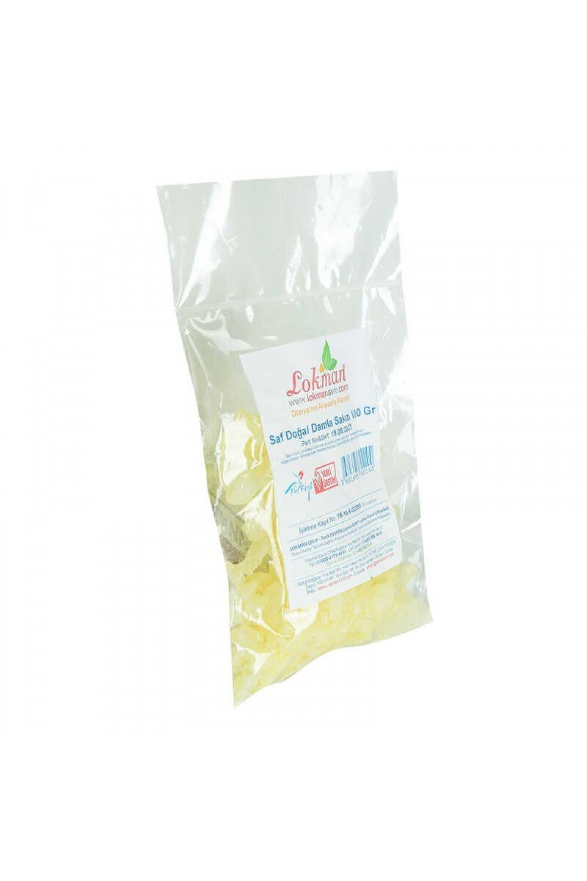 Lisinya214 Damla Sakızı Saf Doğal 100 Gr Paket