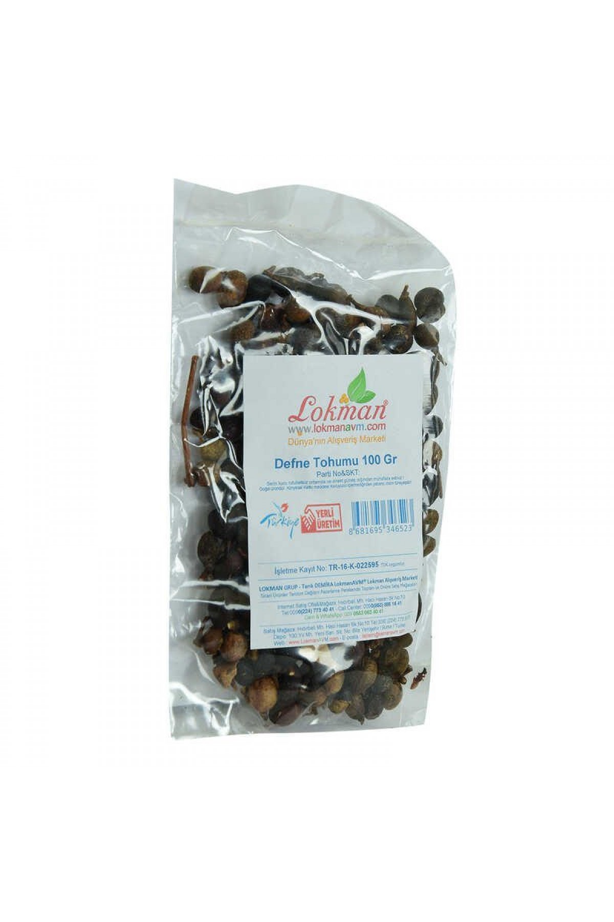 Lisinya214 Defne Tohumu 100 Gr Paket
