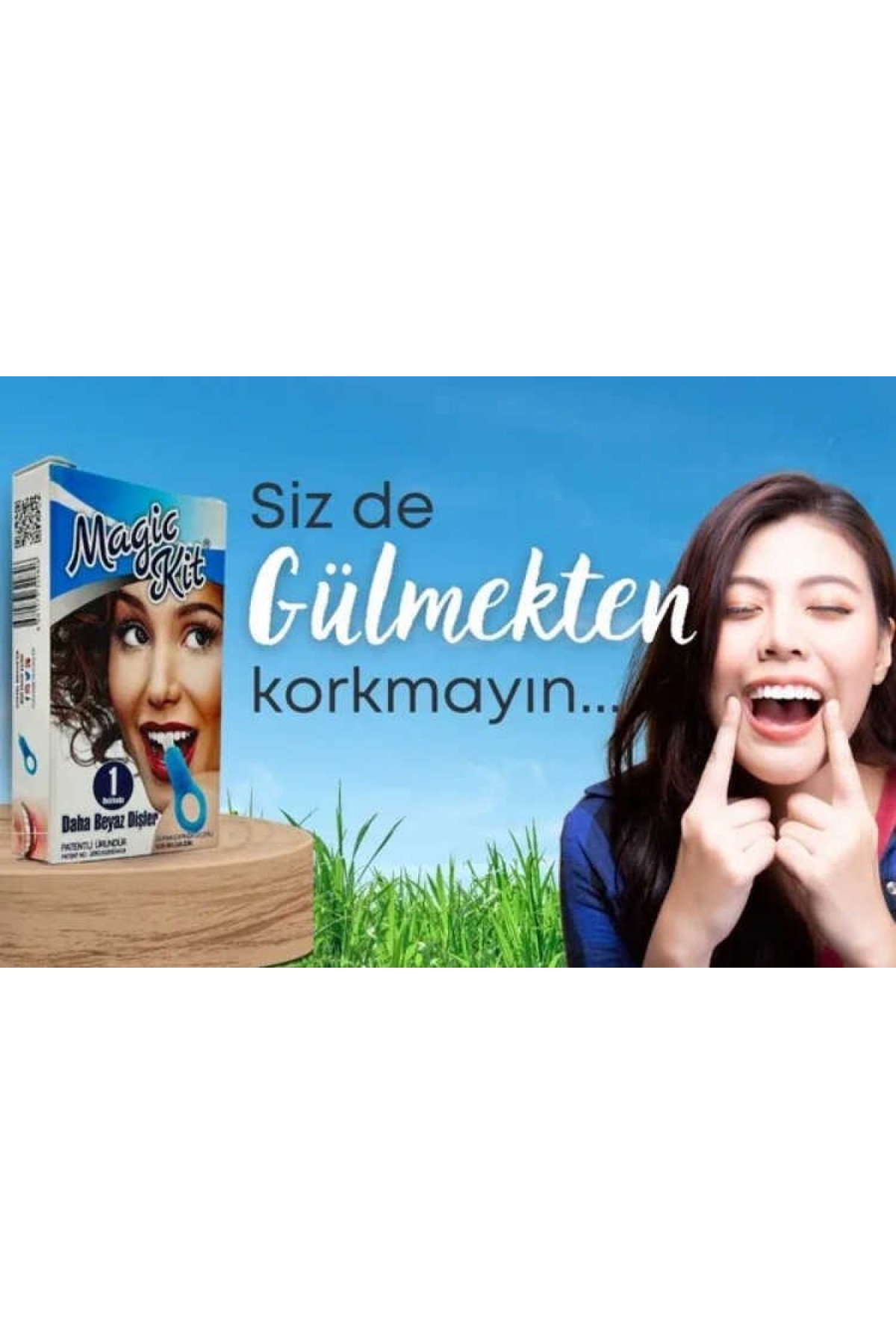 Lisinya214 Diş Leke Silgisi 1 Aparatlı + 5 Yedek Süngerli Set 1 Paket