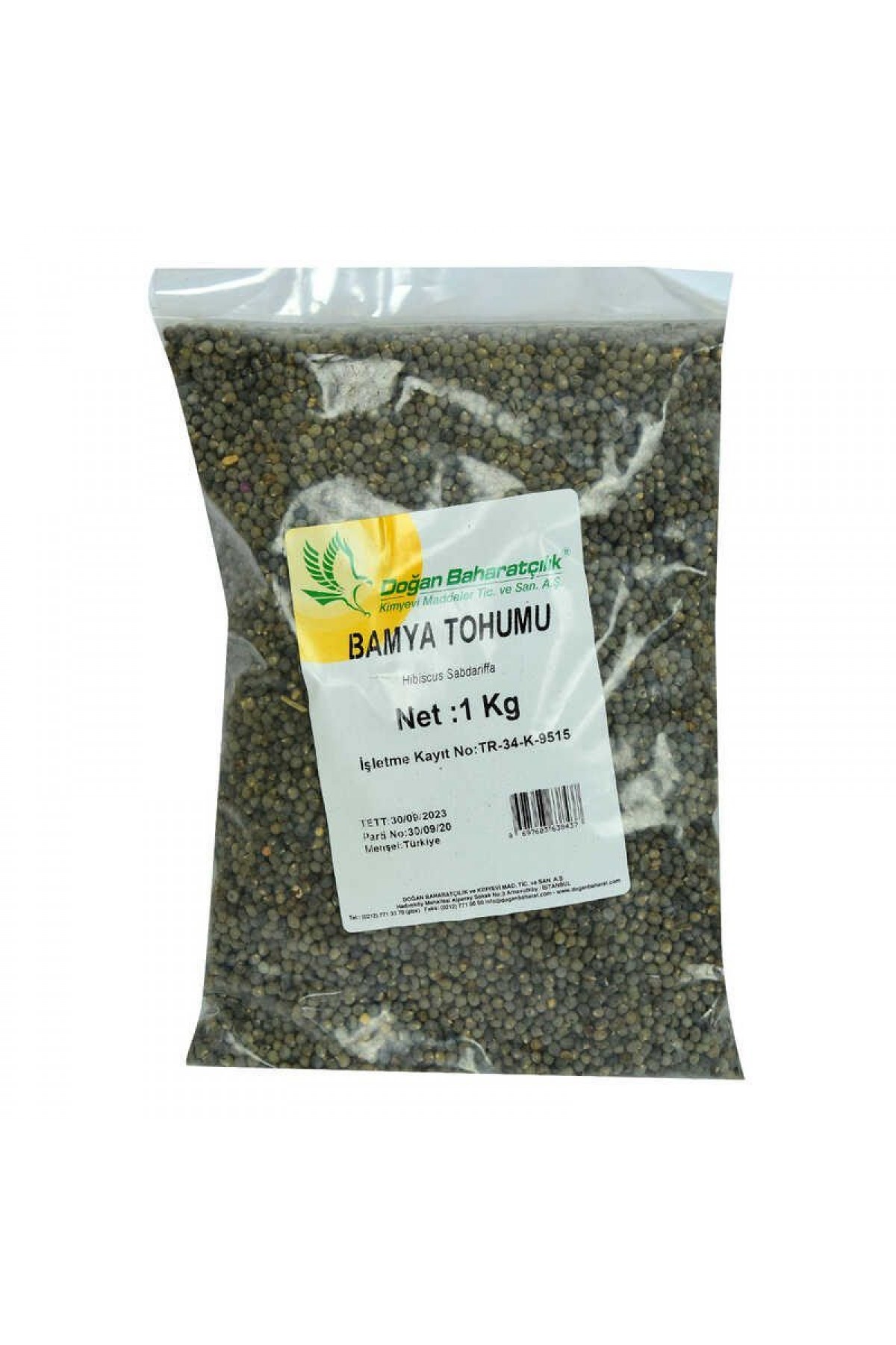 Lisinya214 Doğal Bamya Tohumu 1000 Gr Paket