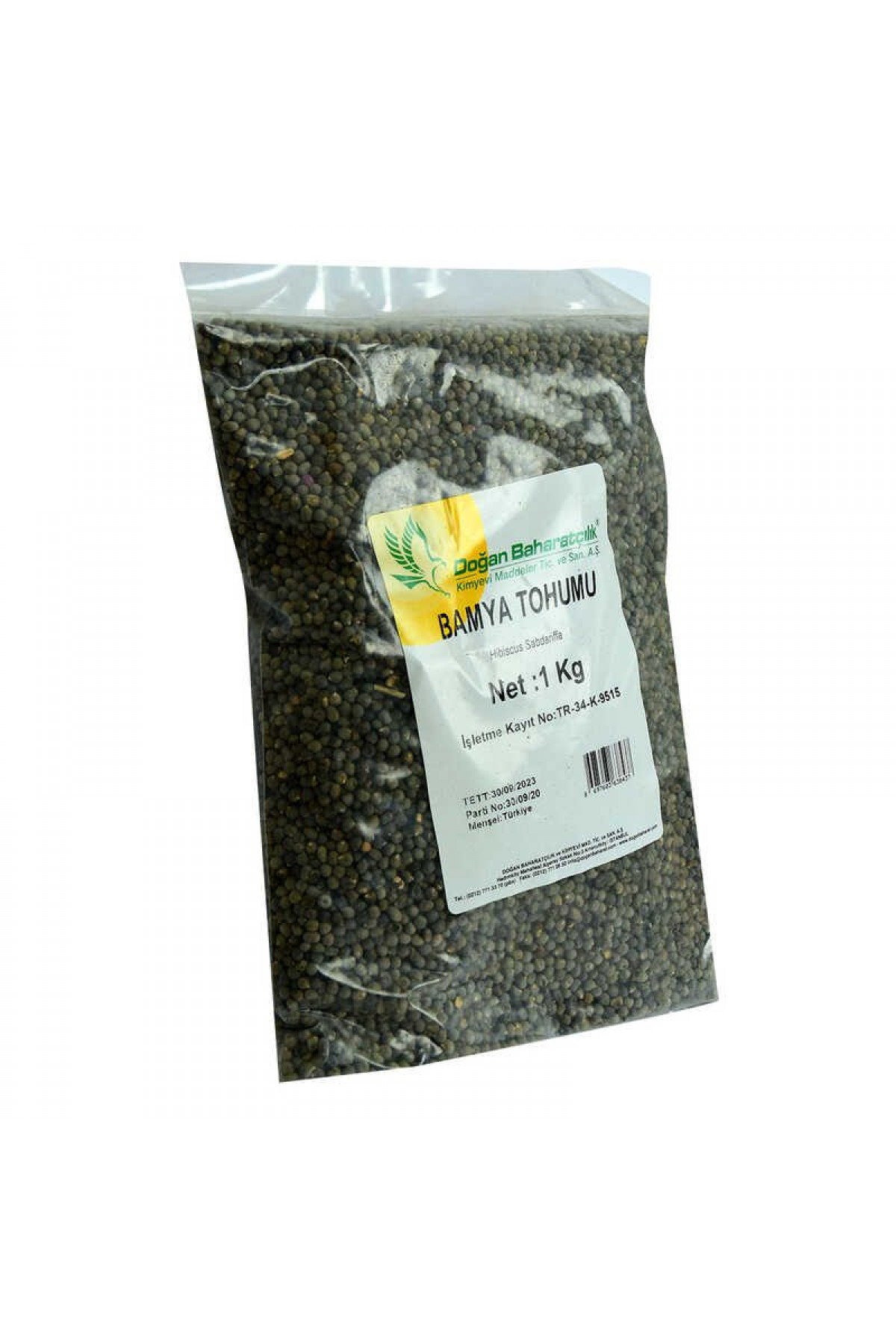 Lisinya214 Doğal Bamya Tohumu 1000 Gr Paket