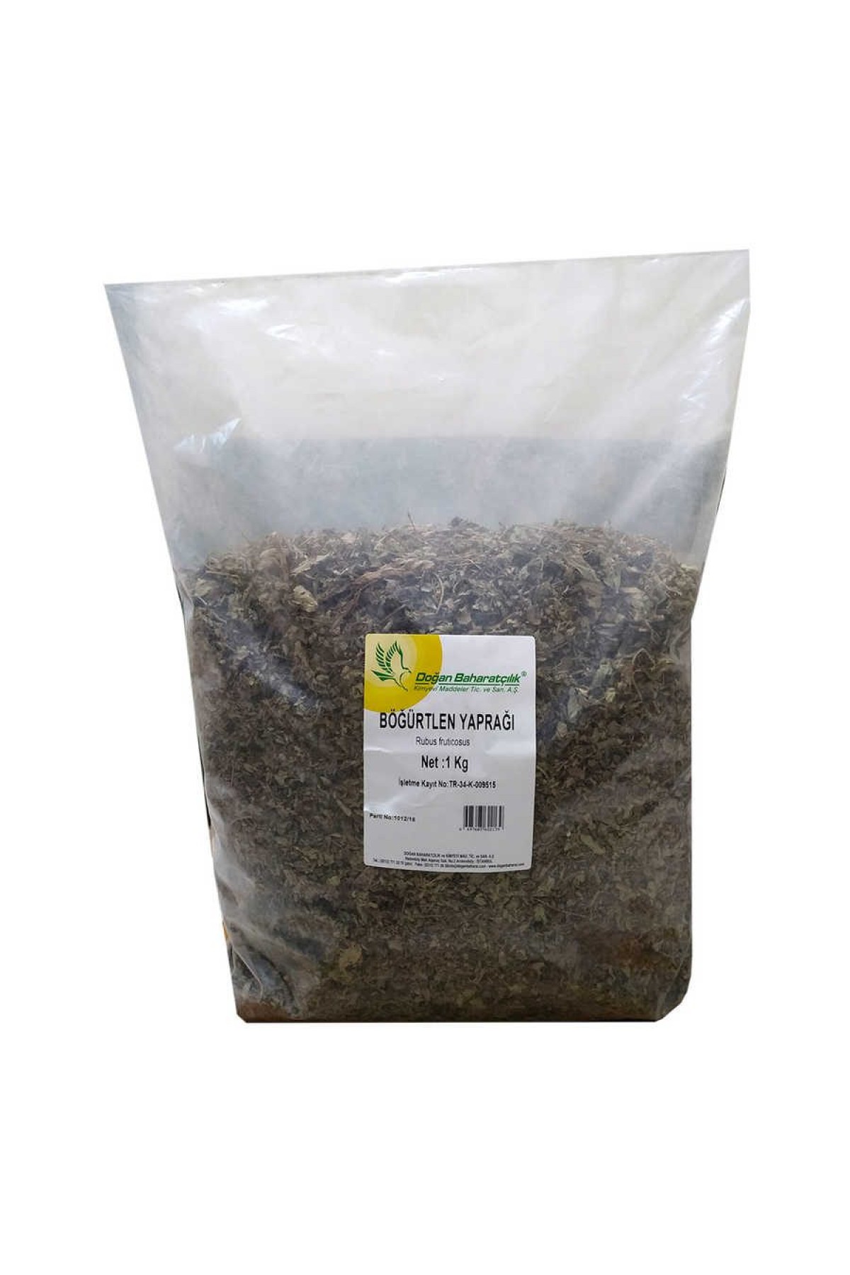 Lisinya214 Doğal Böğürtlen Yaprağı 1000 Gr Paket