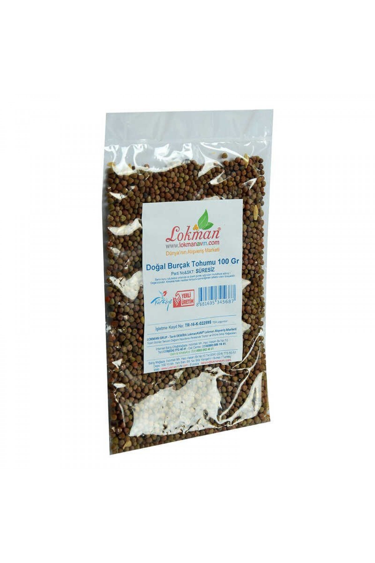 Lisinya214 Doğal Burçak Tohumu 100 Gr Paket