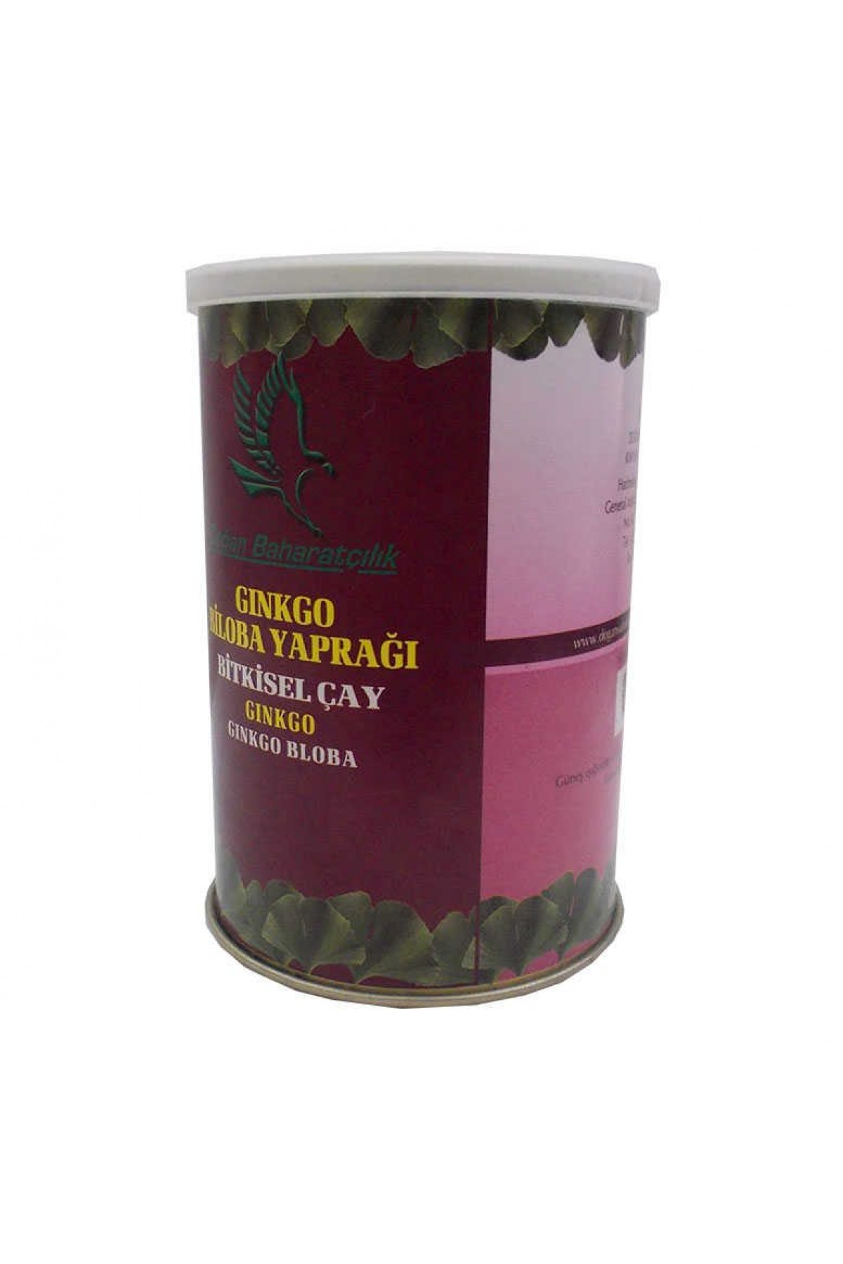 Doğal Ginkgo Biloba Yaprağı 100 Gr Teneke Kutu Lisinya214 Doğal Ginkgo Biloba Yaprağı 100 Gr Teneke Kutu