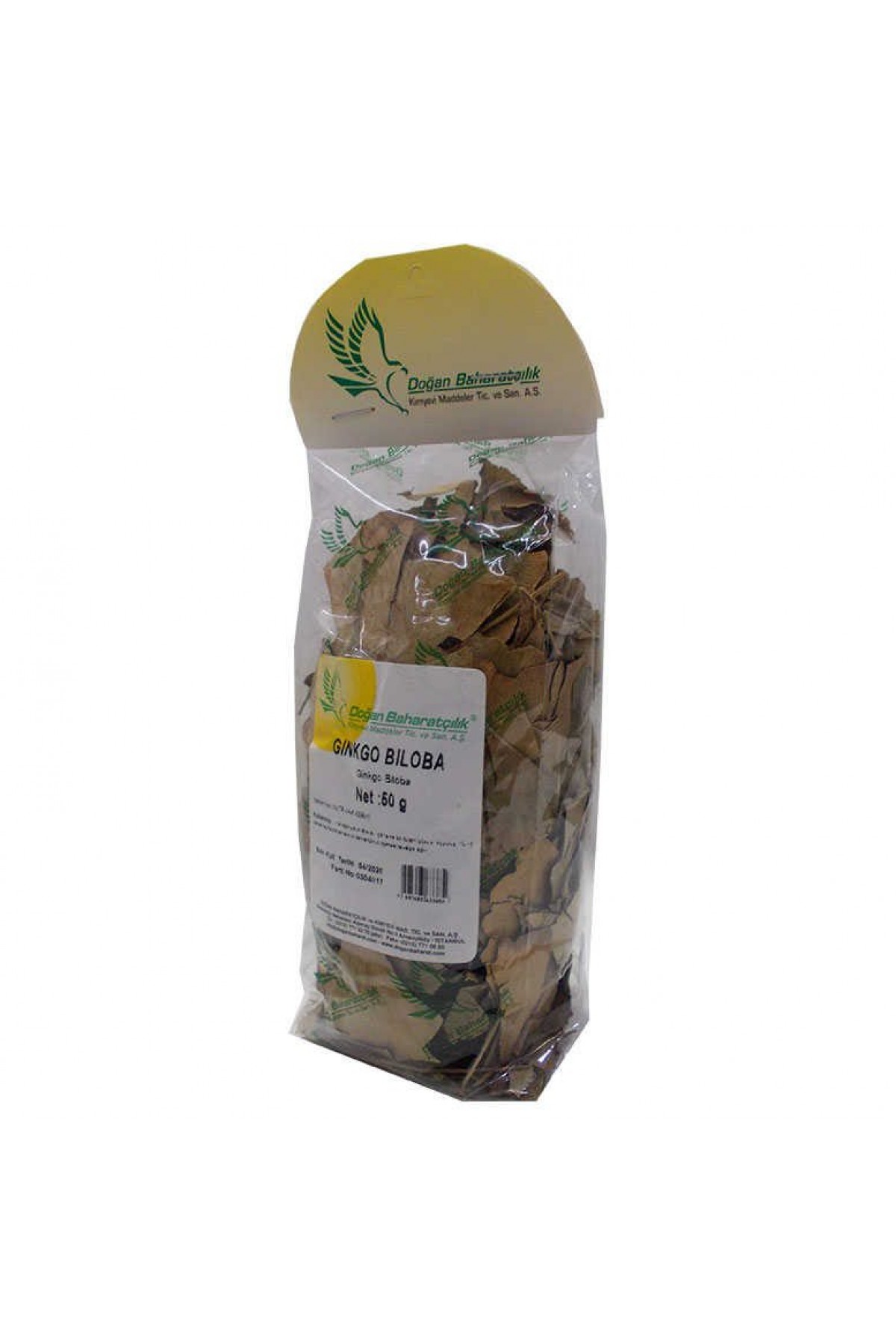 Lisinya214 Doğal Ginkgo Biloba Yaprağı 50 Gr Paket