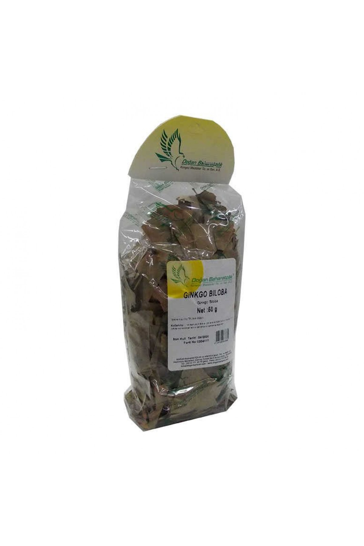 Lisinya214 Doğal Ginkgo Biloba Yaprağı 50 Gr Paket