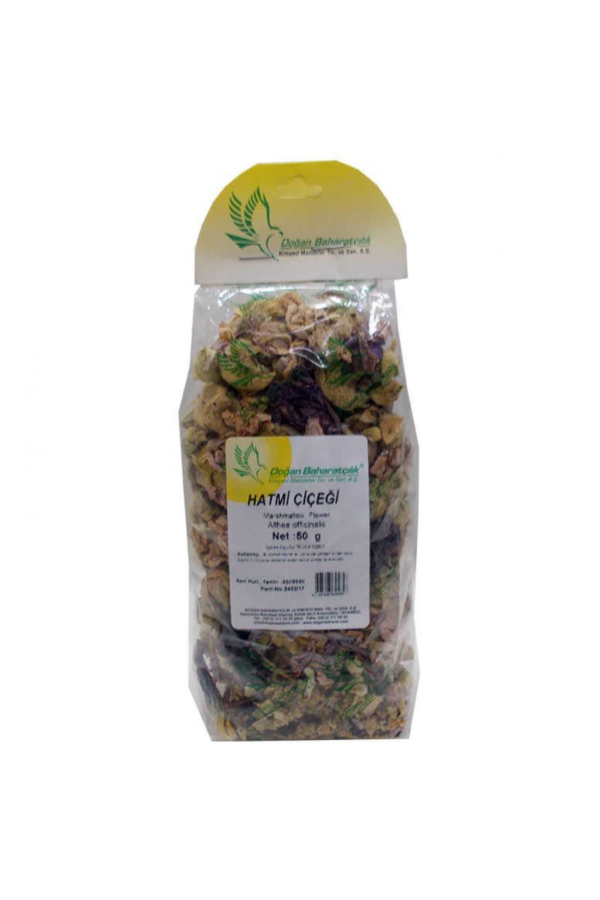 Lisinya214 Doğal Hatmi Çiceği, Gül Hatmi 50 Gr Paket