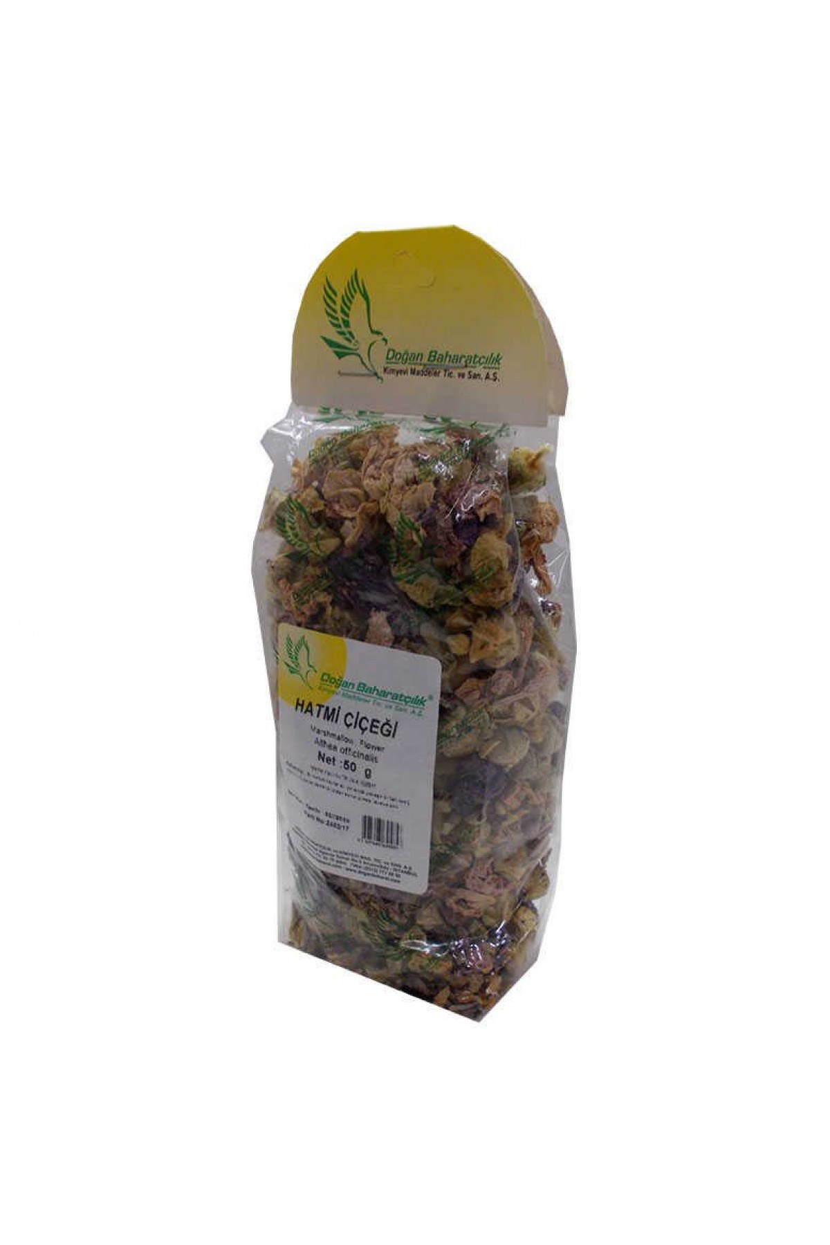 Lisinya214 Doğal Hatmi Çiceği, Gül Hatmi 50 Gr Paket