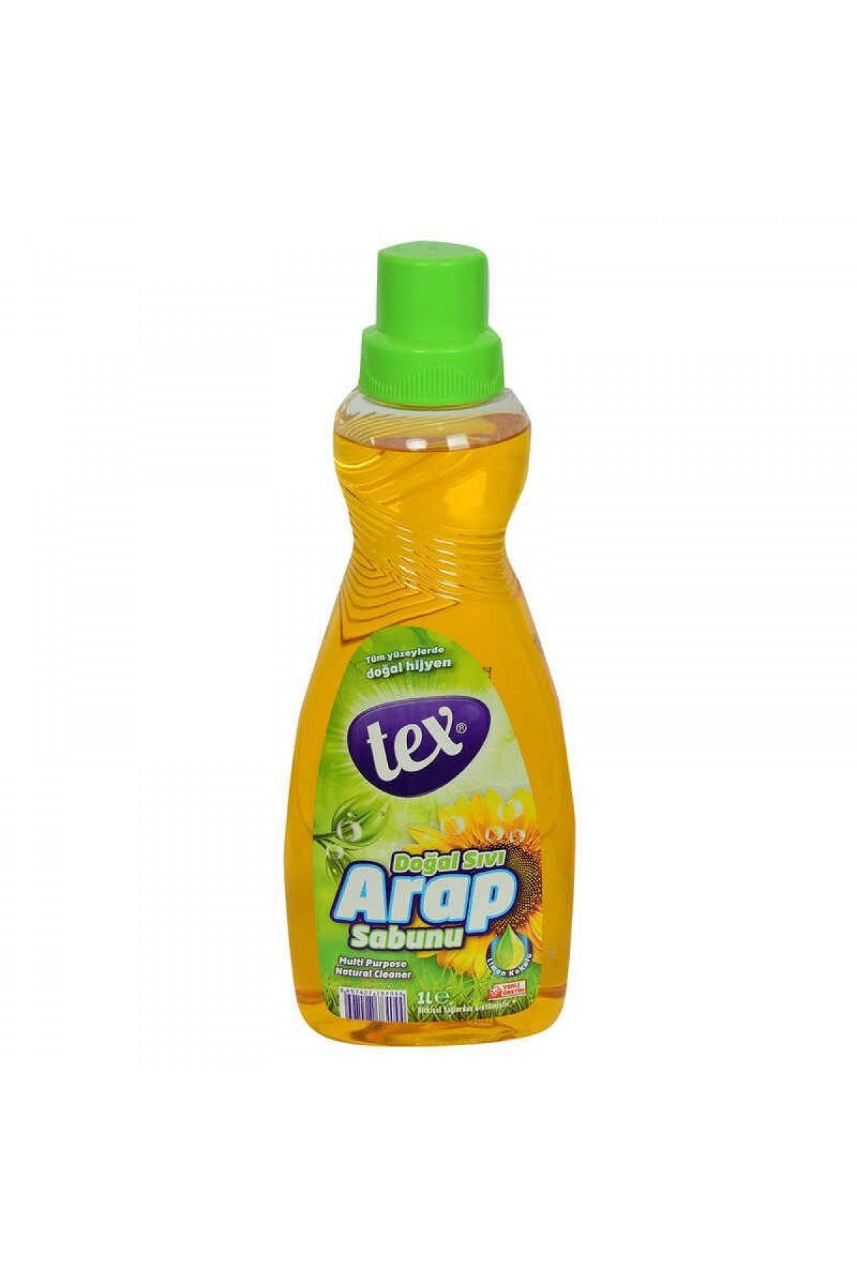 Lisinya214 Doğal Sıvı Arap Sabunu Limon Kokulu Tüm Yüzeylerde Doğal Hijyen 1 Lt