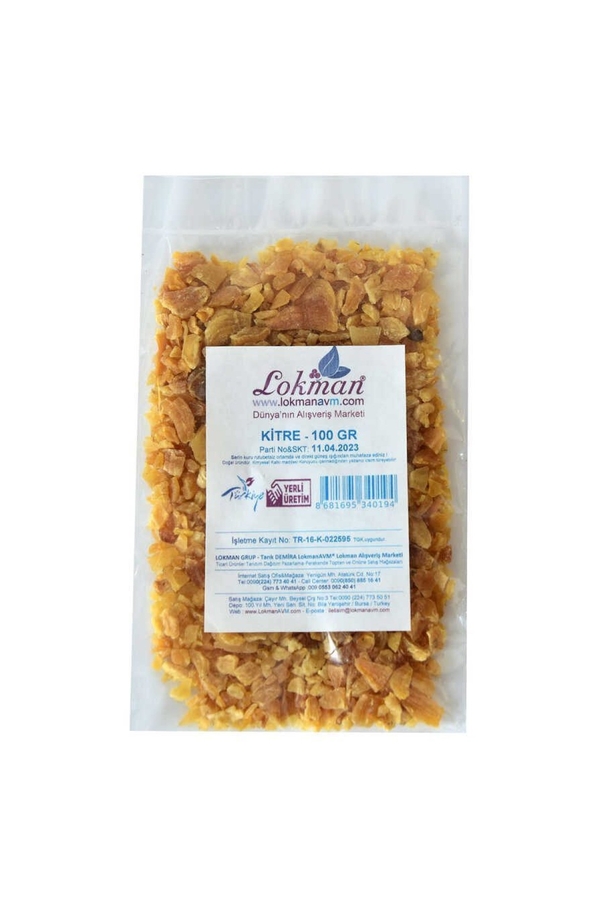 Doğal Yaprak Kitre Zamkı 100 Gr Paket Lisinya214 Doğal Yaprak Kitre Zamkı 100 Gr Paket