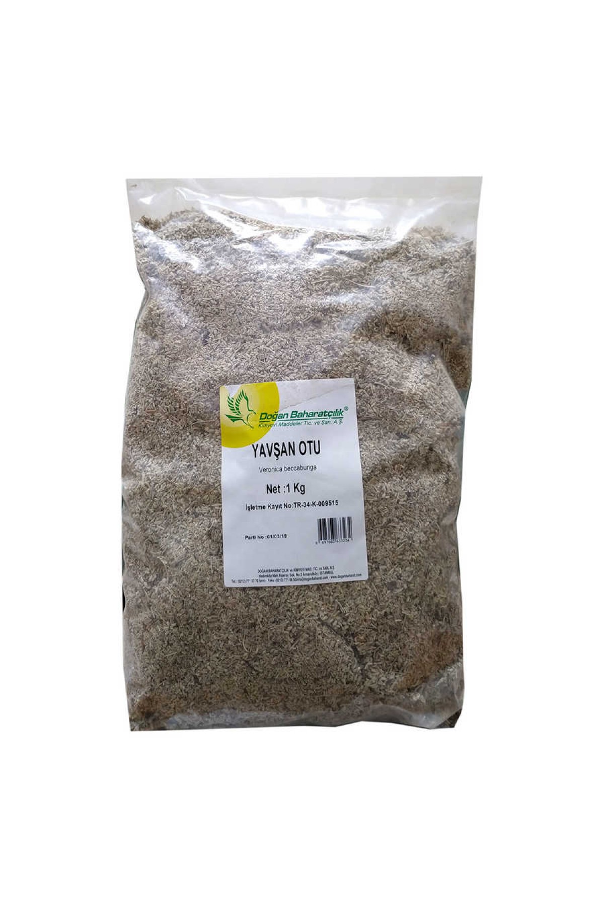 Lisinya214 Doğal Yavşan Otu 1000 Gr Paket