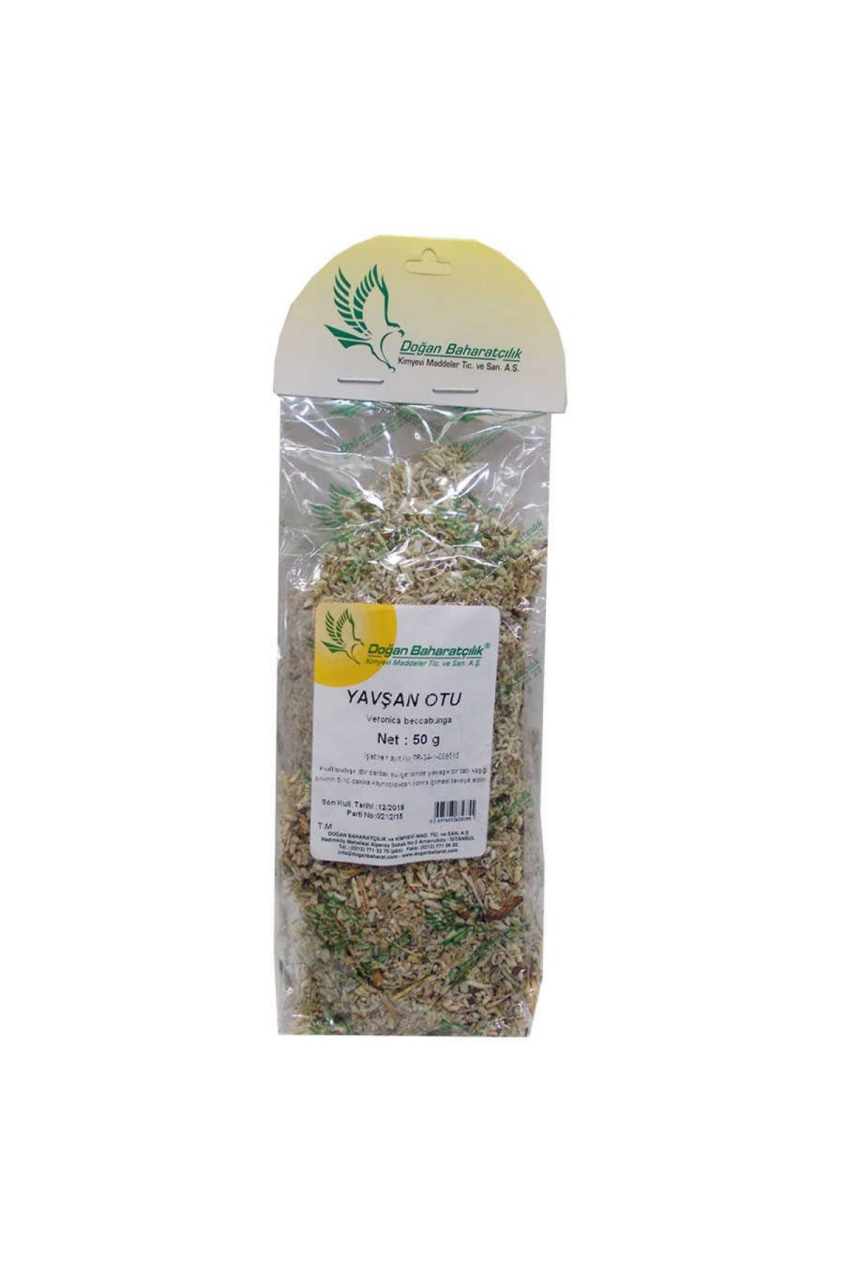 Lisinya214 Doğal Yavşan Otu 50 Gr Paket