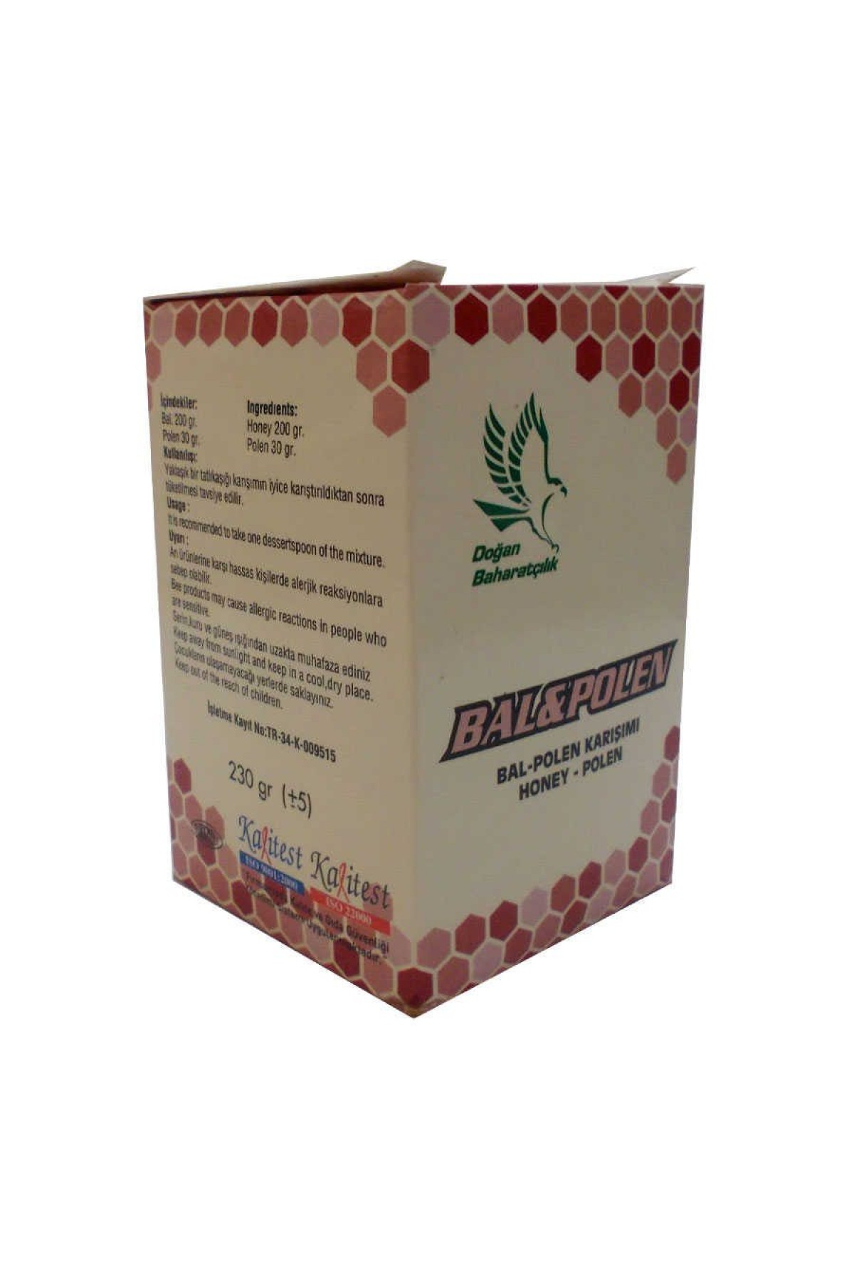 Lisinya214 Bal Polen Karışımı 230 Gr