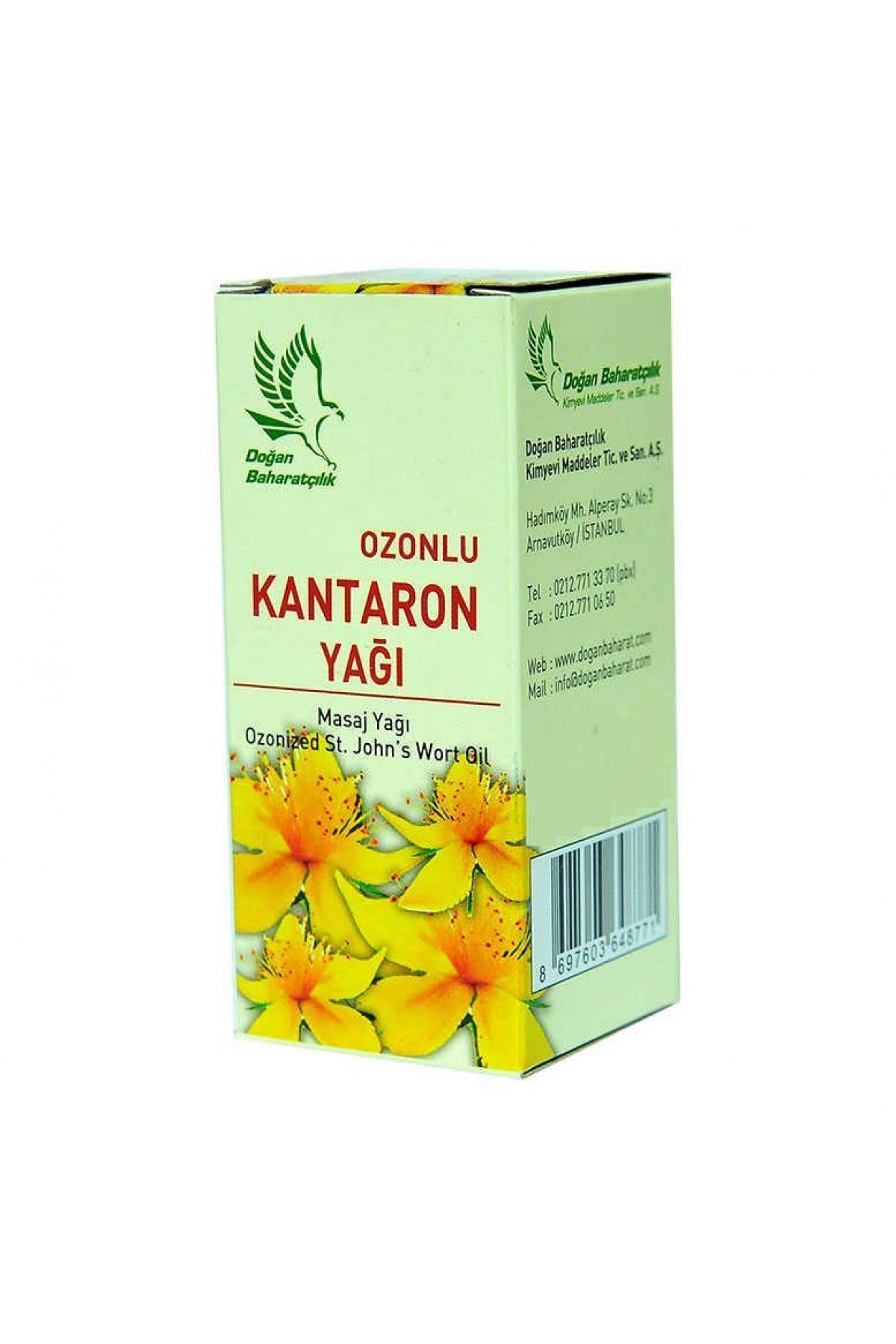 Lisinya214 Ozonlu Kantaron Yağı 50cc