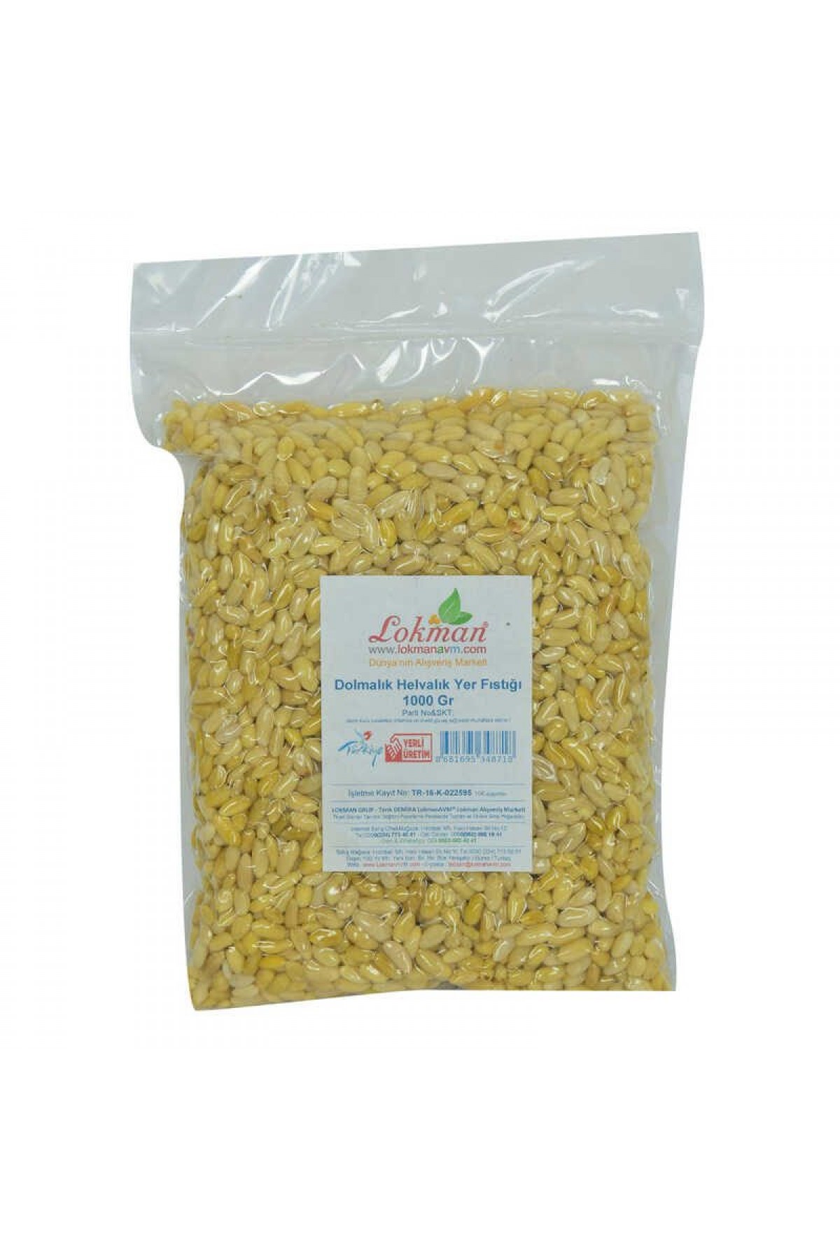 Dolmalık Helvalık Yer Fıstığı 1000 Gr Paket Lisinya214 Dolmalık Helvalık Yer Fıstığı 1000 Gr Paket