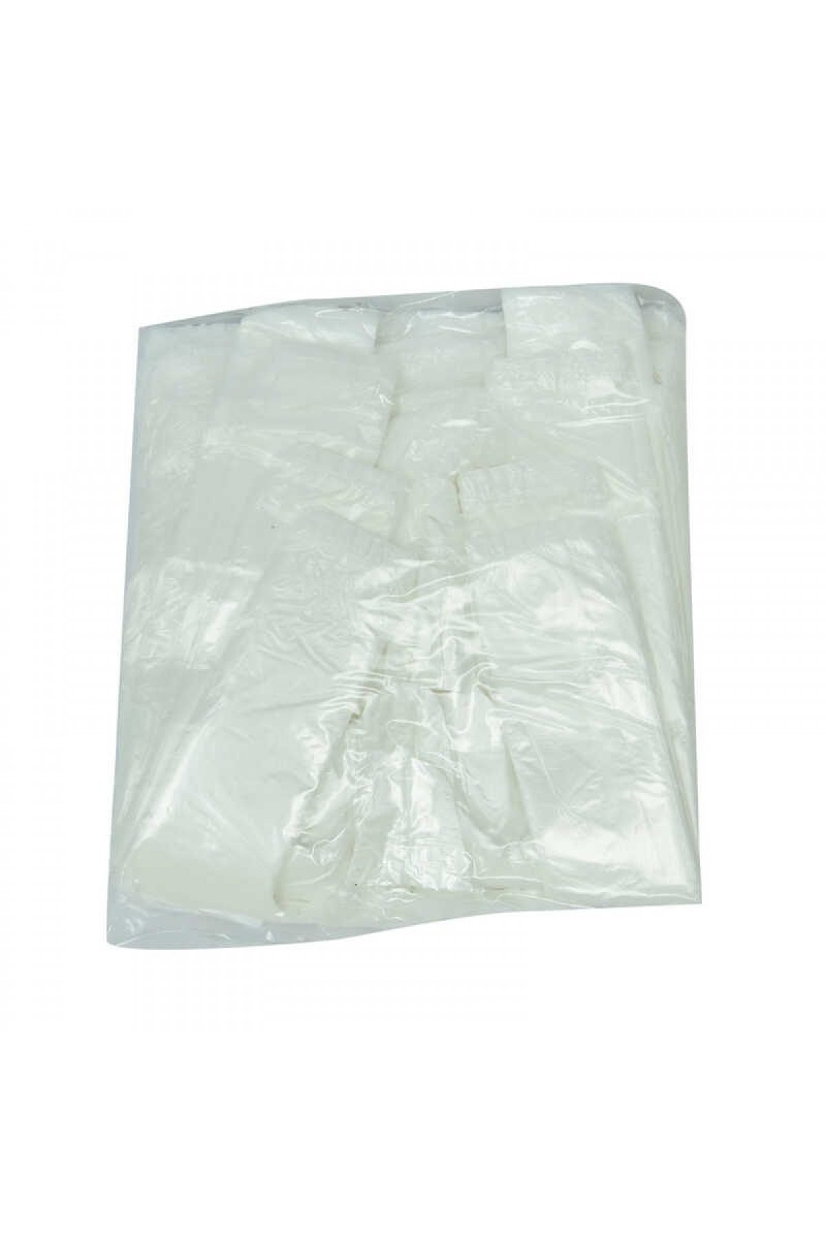 Lisinya214 Ekonomik Mini Boy Atlet Hışır Poşet 30X20 Cm İnce Beyaz 250 Adet 1 Paket