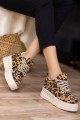 Lulu Leopar Süet Bağcıklı Spor Ayakkabı - Lisinya Lulu Leopar Süet Bağcıklı Spor Ayakkabı - Lisinya