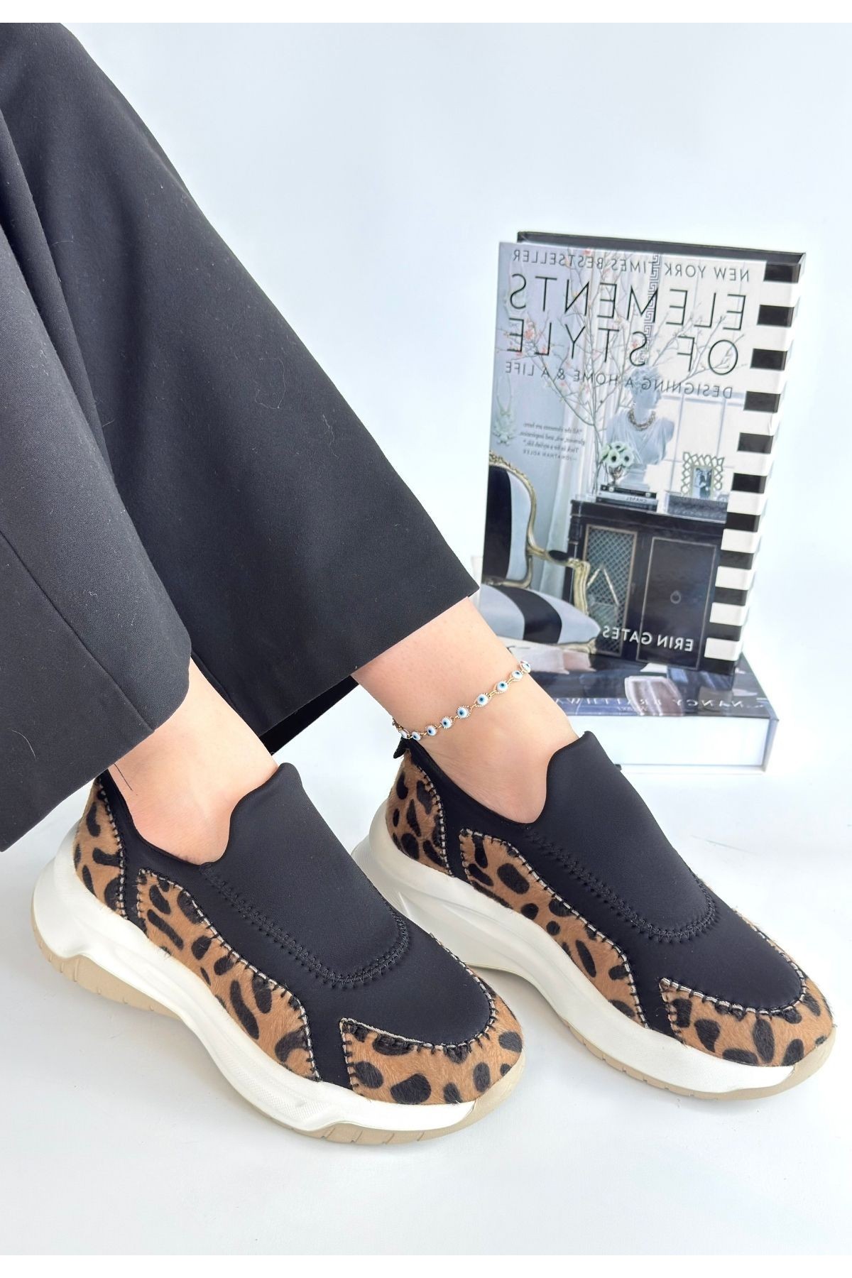 Kendy Leopar Nubuk Spor Ayakkabı - Lisinya Kendy Leopar Nubuk Spor Ayakkabı - Lisinya