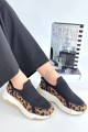 Kendy Leopar Nubuk Spor Ayakkabı - Lisinya Kendy Leopar Nubuk Spor Ayakkabı - Lisinya