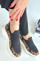 Kendy Leopar Nubuk Spor Ayakkabı - Lisinya Kendy Leopar Nubuk Spor Ayakkabı - Lisinya