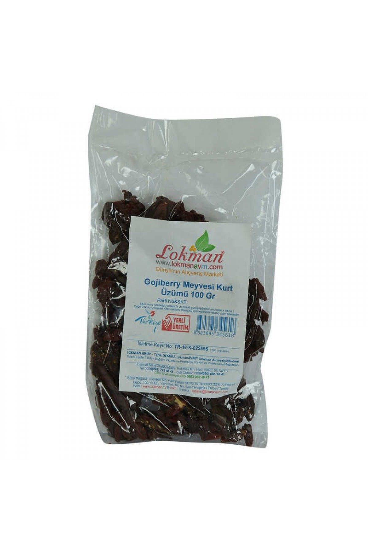Gojiberry Meyvesi Kurt Üzümü Doğal 100 Gr Paket Lisinya214 Gojiberry Meyvesi Kurt Üzümü Doğal 100 Gr Paket