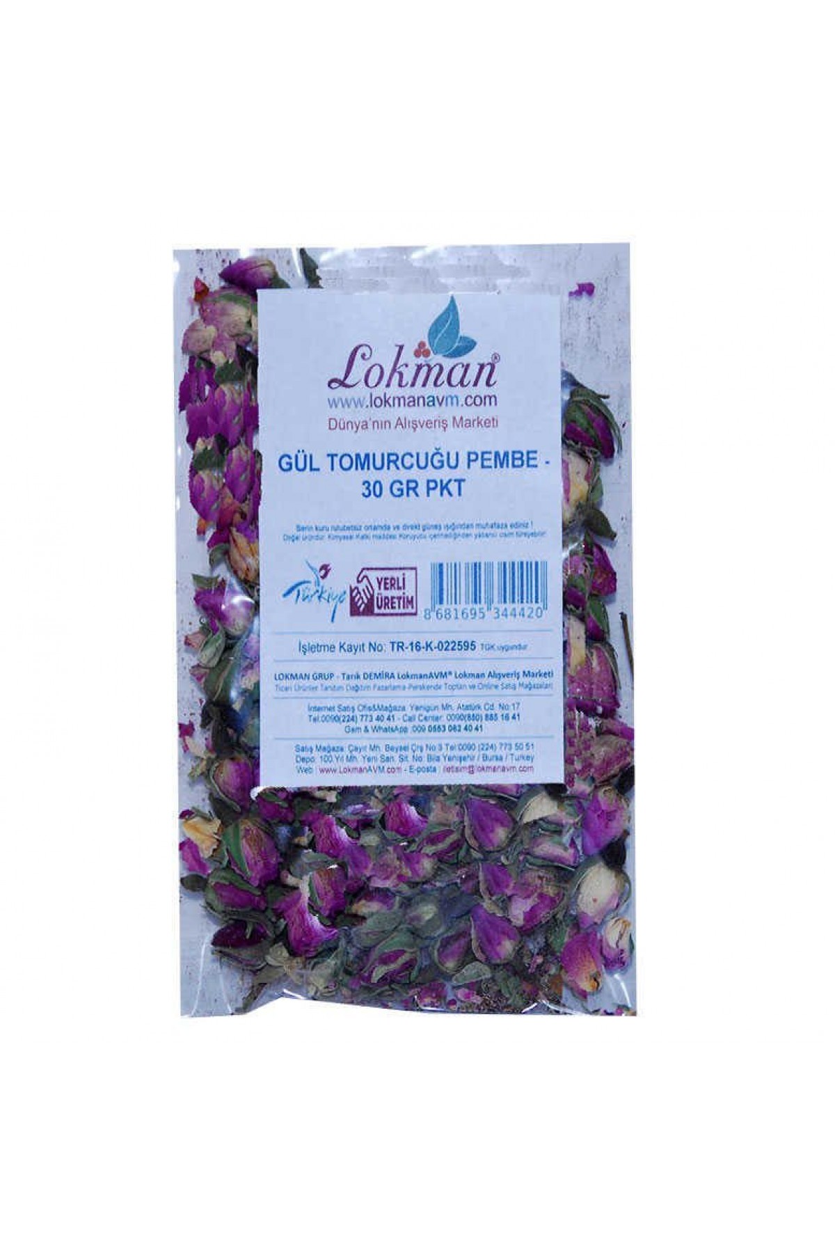 Gül Kurusu Gonca Gül Tomurcuk Doğal 30 Gr Paket Lisinya214 Gül Kurusu Gonca Gül Tomurcuk Doğal 30 Gr Paket