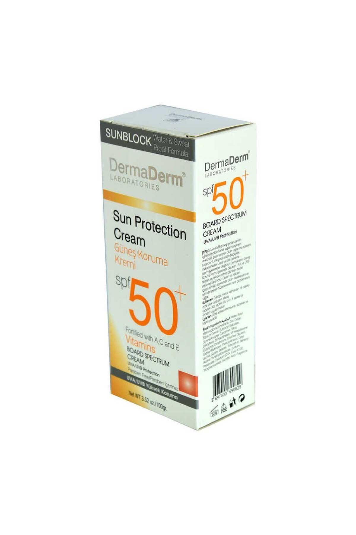 Lisinya214 Güneş Koruma Kremi Spf 50+ Faktör Parabensiz UVA/UVB Yüksek Koruma 100 Gr
