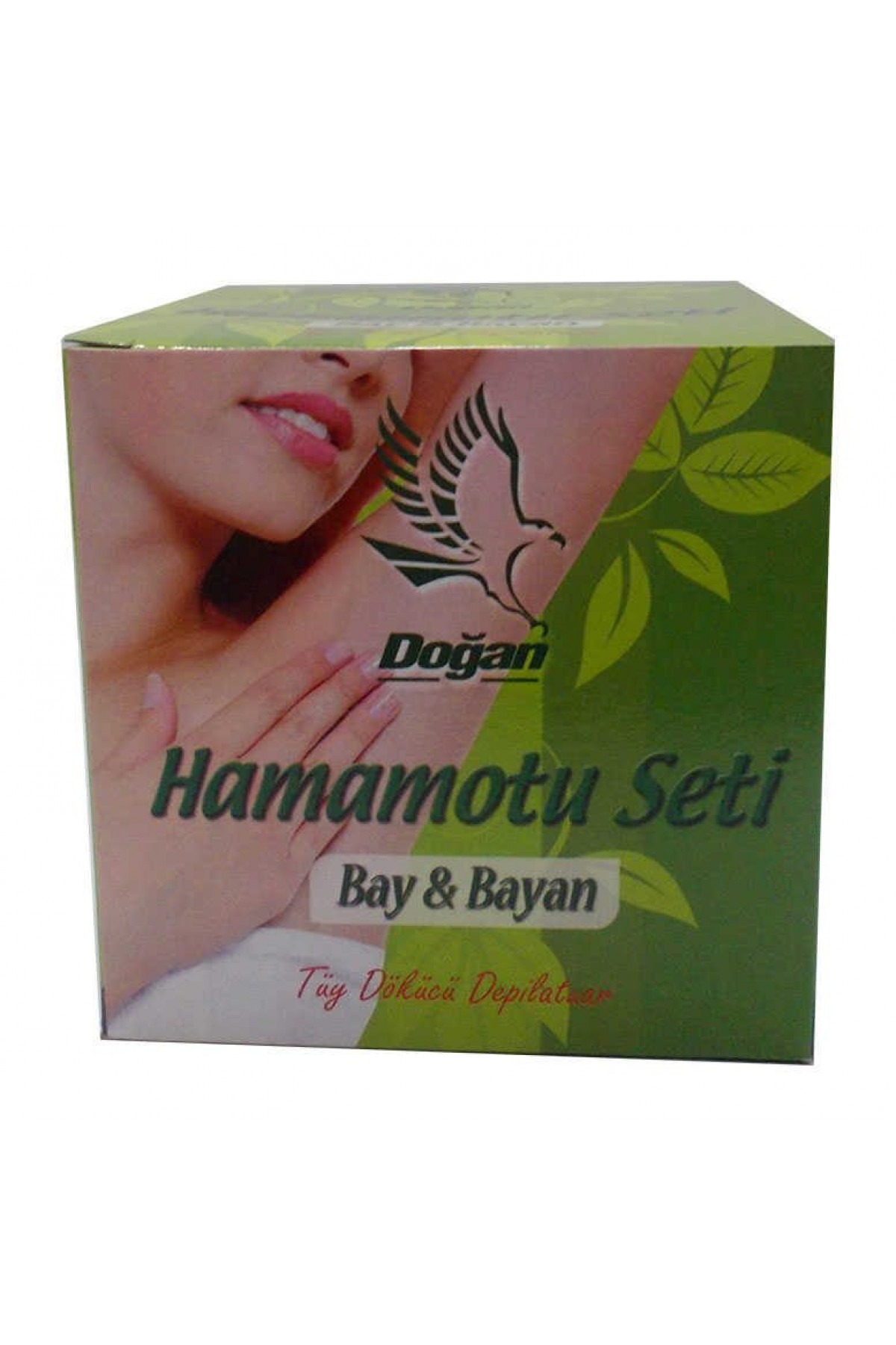 Lisinya214 Hamamotu Seti Tüy Dökücü Toz Bay Bayan 100 Gr Kase Spatula Kolonyalı Mendil