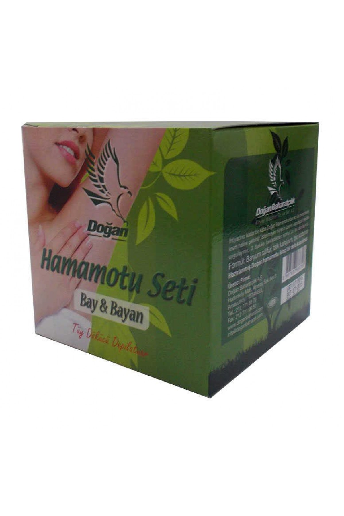Lisinya214 Hamamotu Seti Tüy Dökücü Toz Bay Bayan 100 Gr Kase Spatula Kolonyalı Mendil