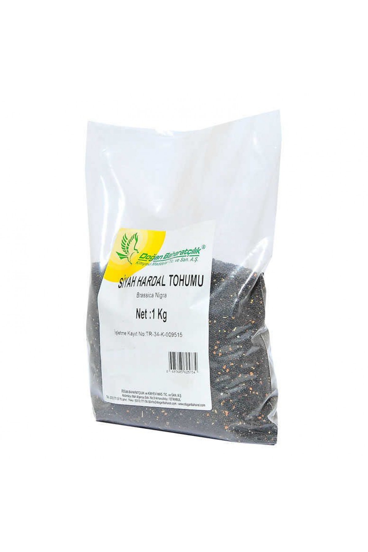 Lisinya214 Hardal Tohumu Tane Doğal Siyah 1000 Gr Paket