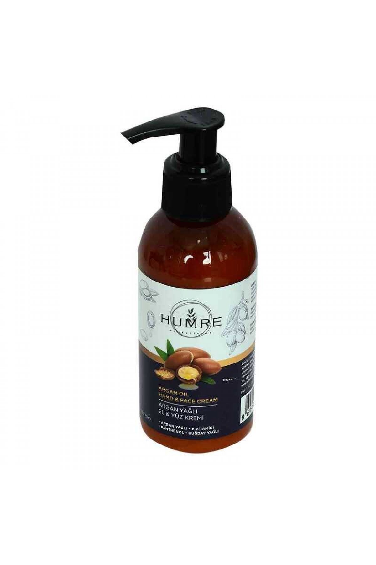Lisinya214 Humre Argan Yağlı E Vitaminli El ve Yüz Kremi 150 ML