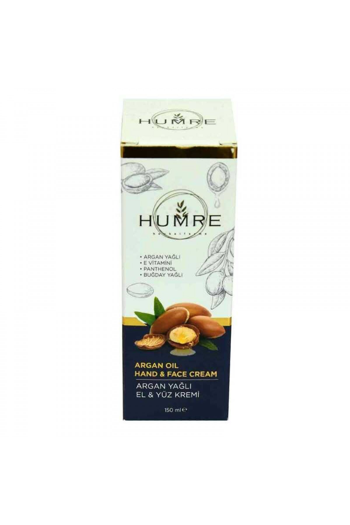 Lisinya214 Humre Argan Yağlı E Vitaminli El ve Yüz Kremi 150 ML