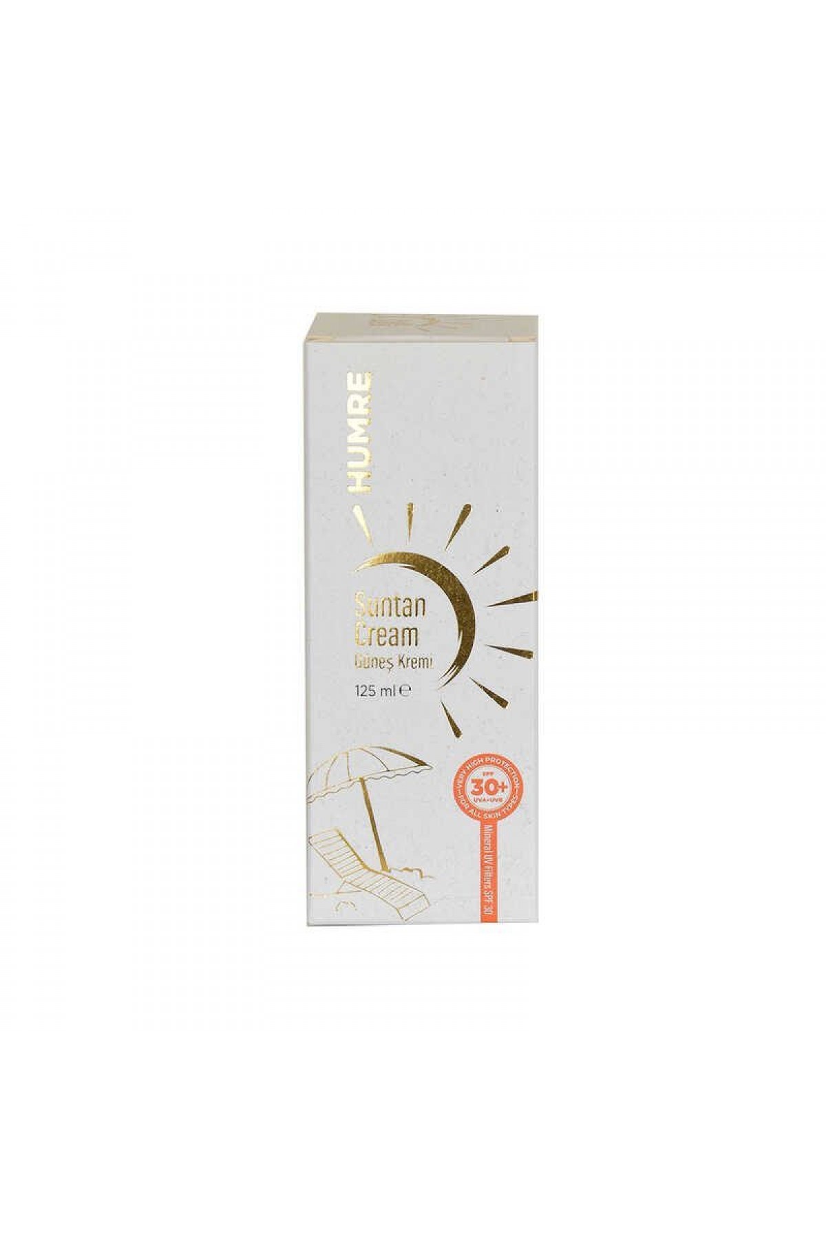 Lisinya214 Güneş Kremi SPF 30+ UVA+UVB Suntan Cream 125 ML