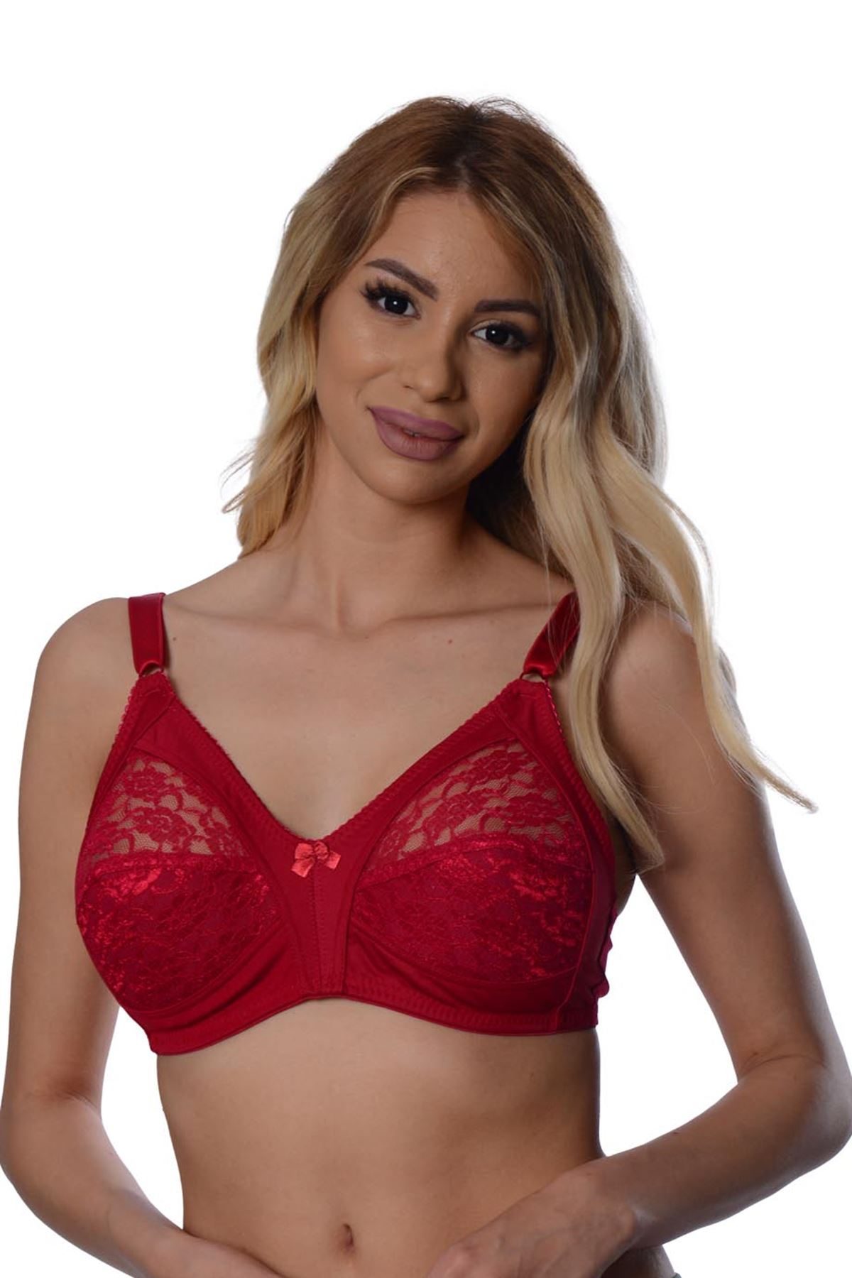 Bordo Dantelli Toparlayıcı Sütyen Bordo Dantelli Toparlayıcı Sütyen