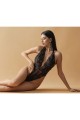 Siyah Dantelli Fantezi Bodysuit Siyah Dantelli Fantezi Bodysuit