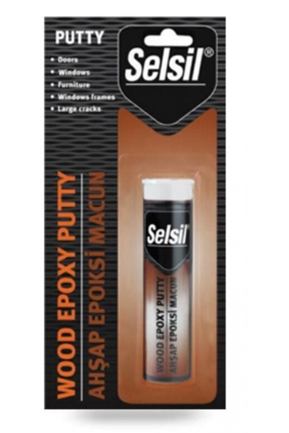 Selsil Epoxy 2 Bileşenli Macun Ahşap Yapıştırıcı 57 gr Selsil Epoxy 2 Bileşenli Macun Ahşap Yapıştırıcı 57 gr