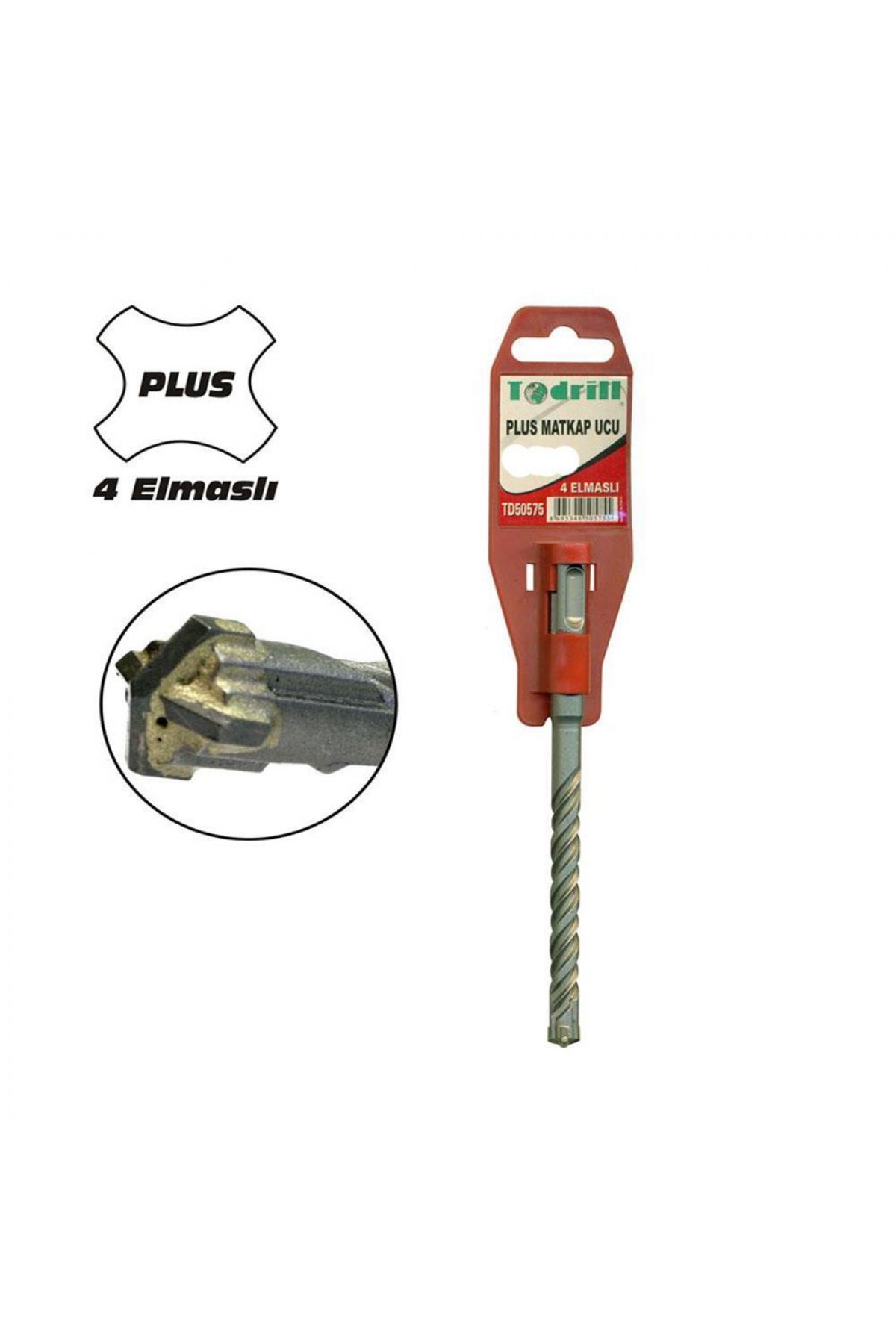 Lisinya202 Todrill TD50657 14X600 Sds Plus 4 Elmaslı Matkap Ucu
