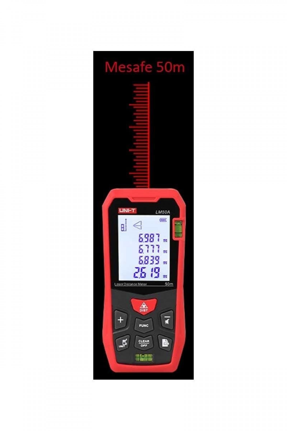 Lisinya202 Uni-t M50A 50 Metre Lazer Metre