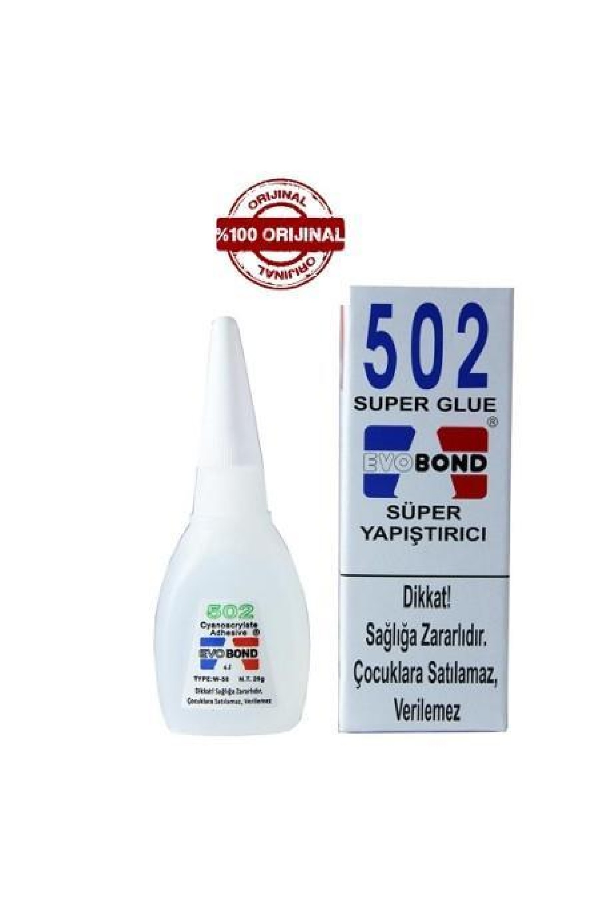 Evo Bond 502 Glue Süper Yapıştırıcı 20 gr Lisinya202 Evo Bond 502 Glue Süper Yapıştırıcı 20 gr