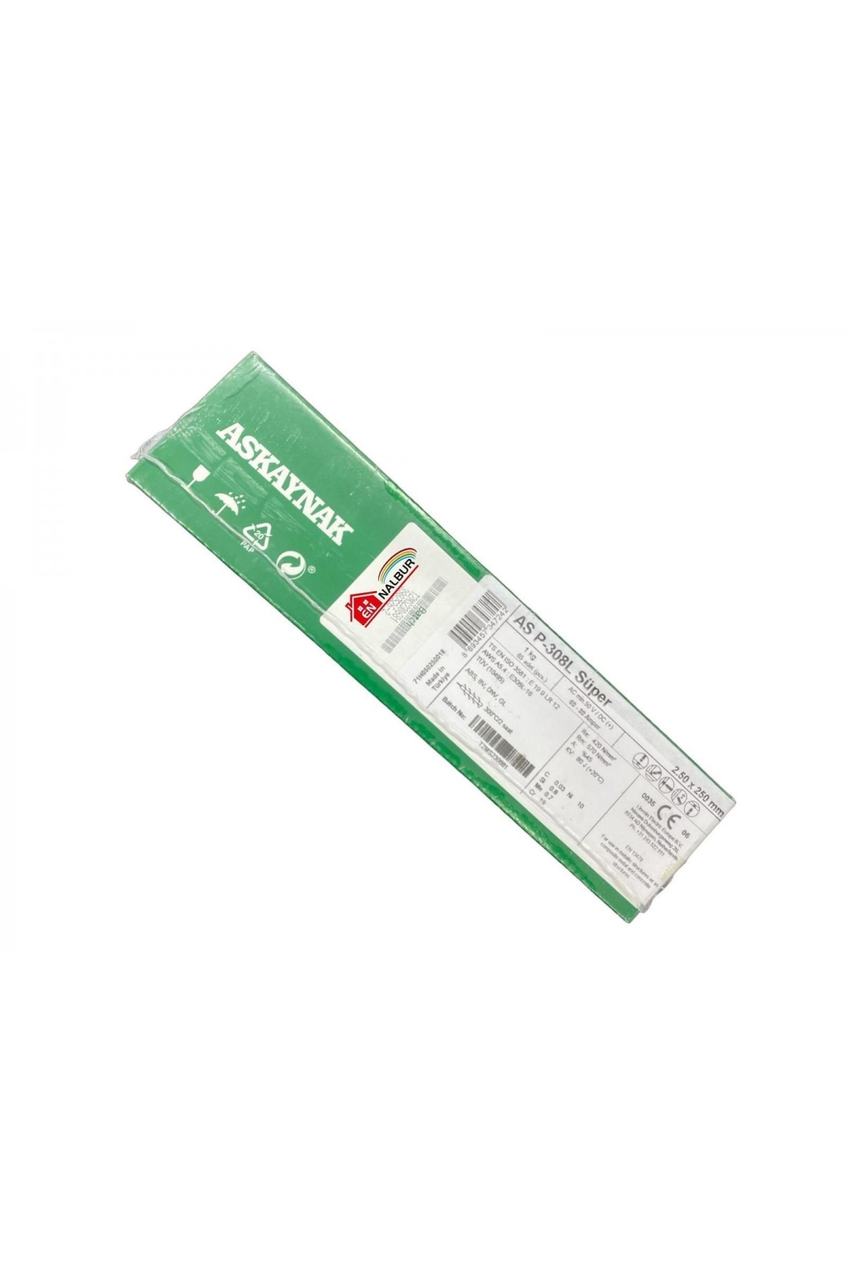 Lisinya202 Askaynak AS ASP-308L Süper Krom Elektrod 2.50x250