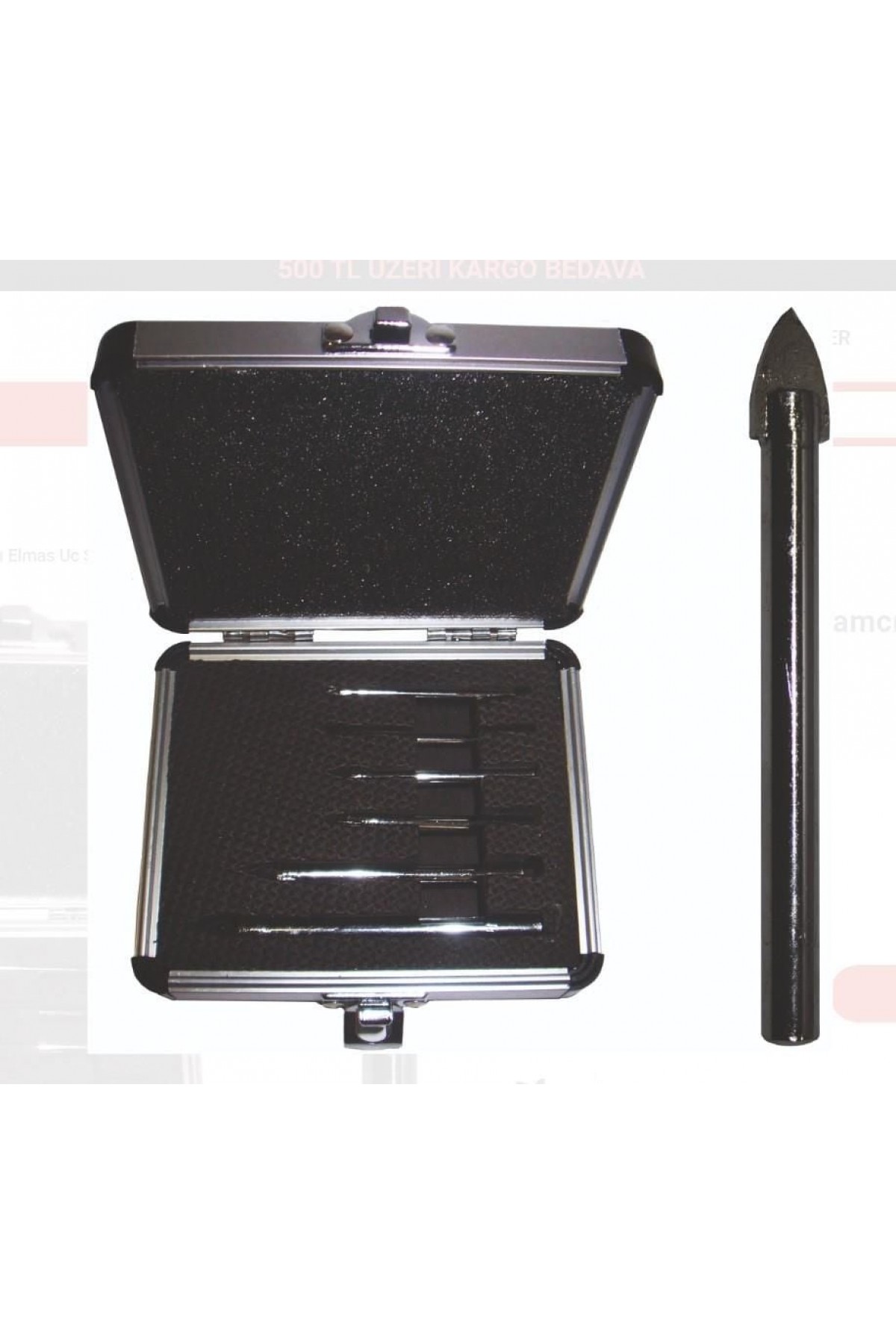 Lisinya202 Todrill 50909 Cam Delme Ucu Seti 6 Parça