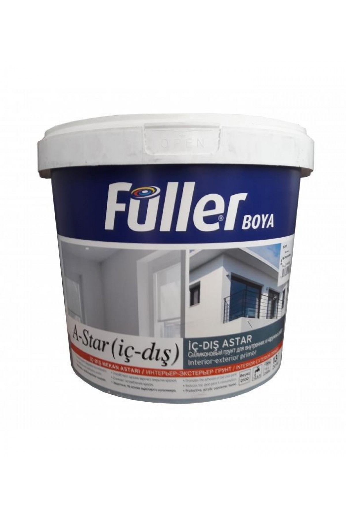 A-Star İç Dış Cephe Astar 20 Kg Beyaz Lisinya202 Füller A-Star İç Dış Cephe Astar 20 Kg Beyaz