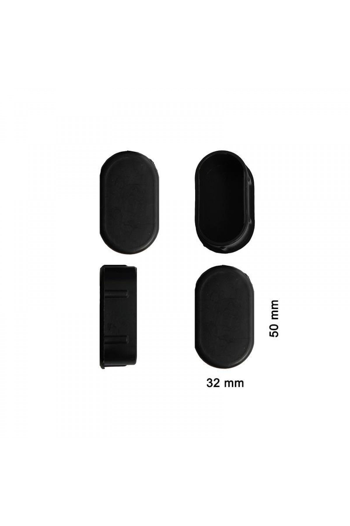 Lisinya202 Oval Profil İç Tapa 32x50 mm 4 Adet