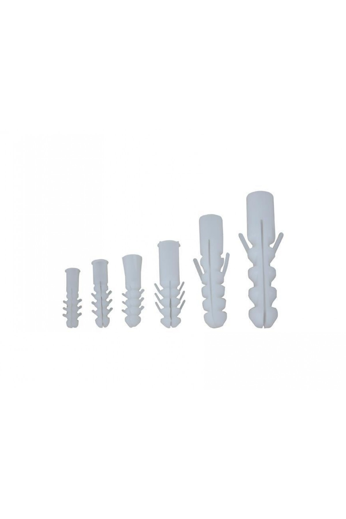 Lisinya202 Plastik Dubel Beyaz 8 mm ( 100 Adet )