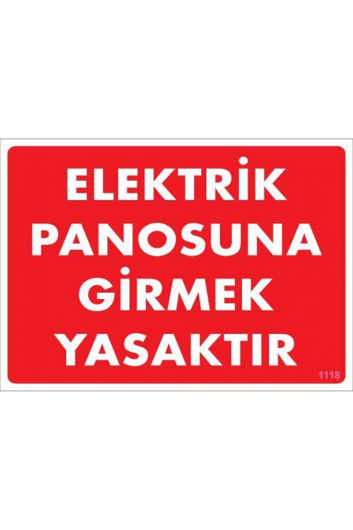 Lisinya202 Elektrik Panosu Levhası 25x35 KOD:1118