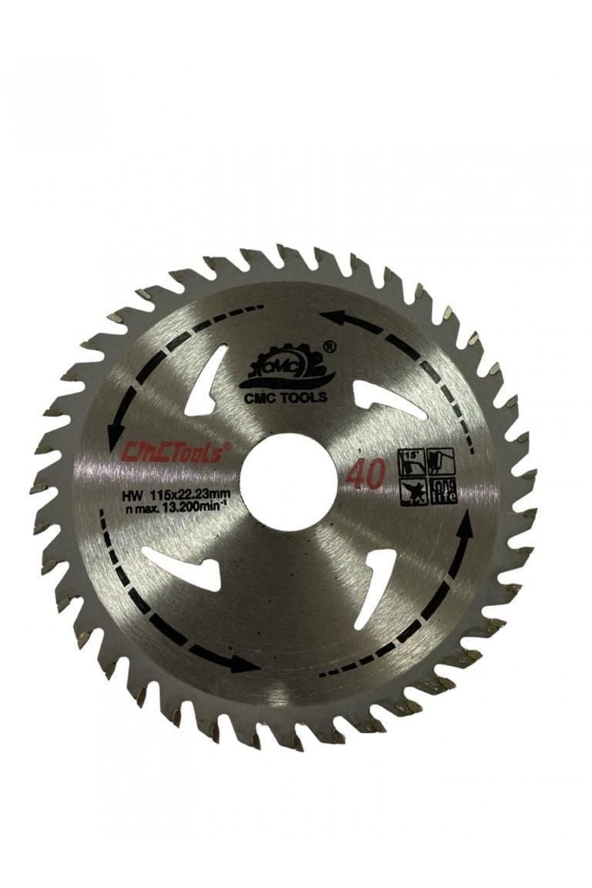 CMC 4180 Elmas Daire Testere 115X22,2 mm 40 Diş