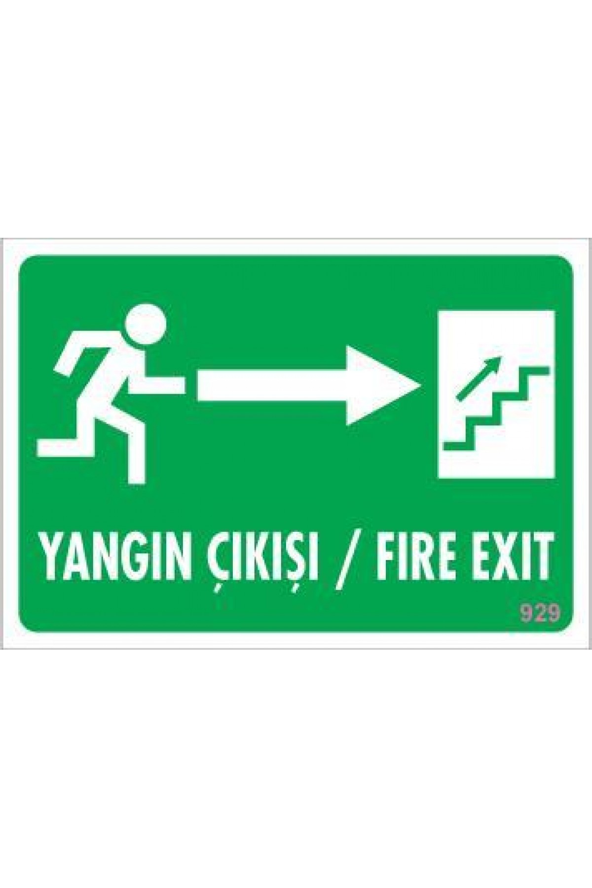 Lisinya202 Yangın Çıkışı Uyarı Levhası 17,5x25 KOD:929